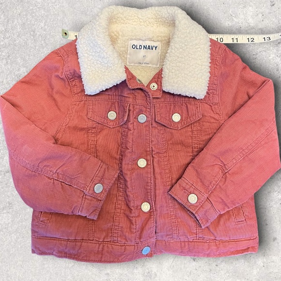 Girls Old Navy Sherpa-Lined Corduroy Jacket, 3T (priced individually) - Picture 5 of 9